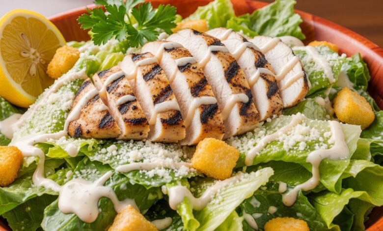 Grilled Chicken Caesar Salad